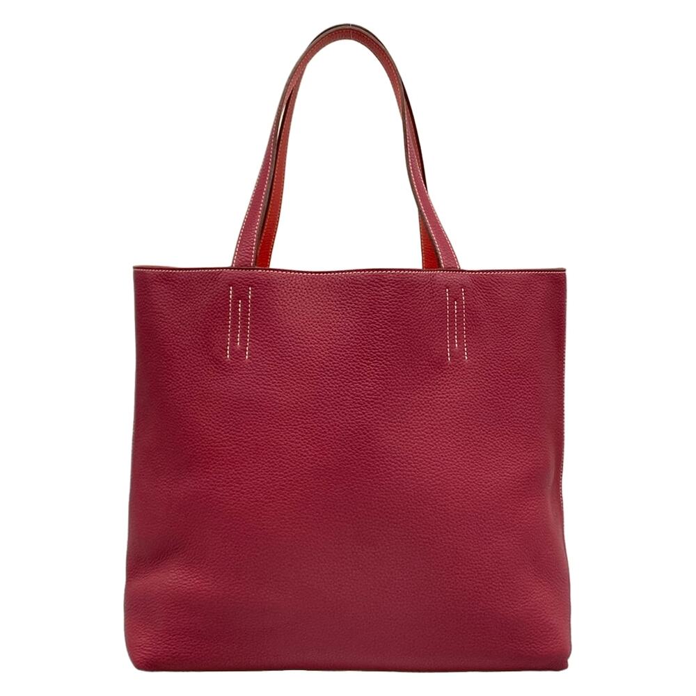 Hermès Double Sens 36 Tote Bag Ruby Bougainvillier
